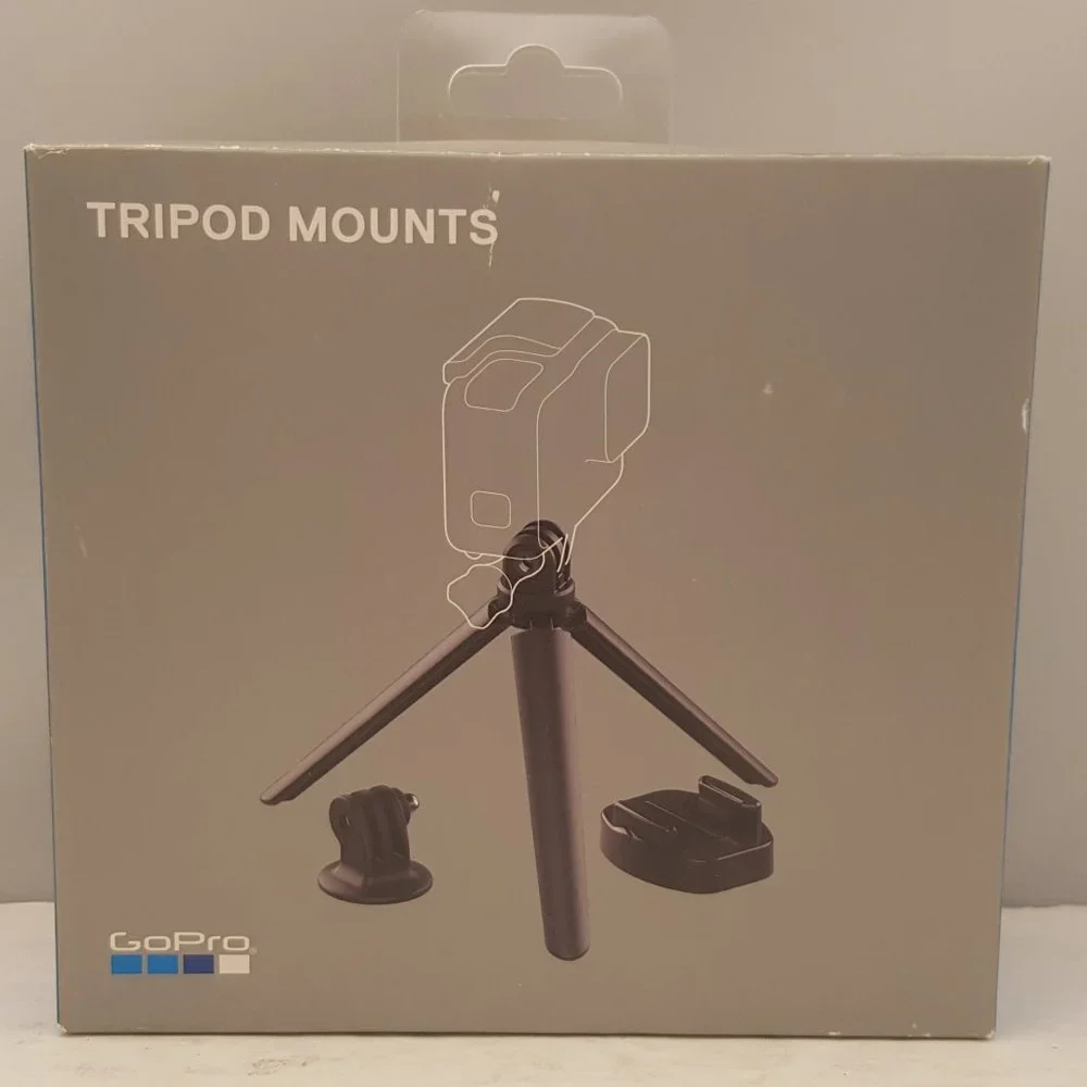 GoPro Tripod Mounts Mount to Any Standard Tripod or Included Mini